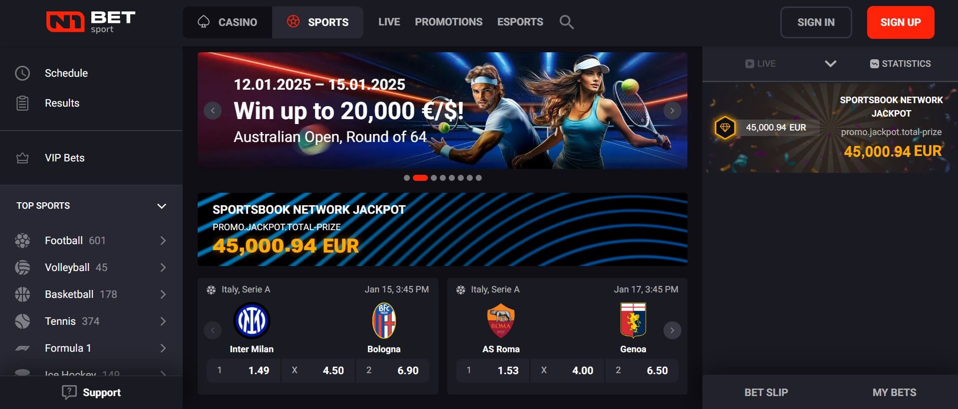 N1bet sport betting