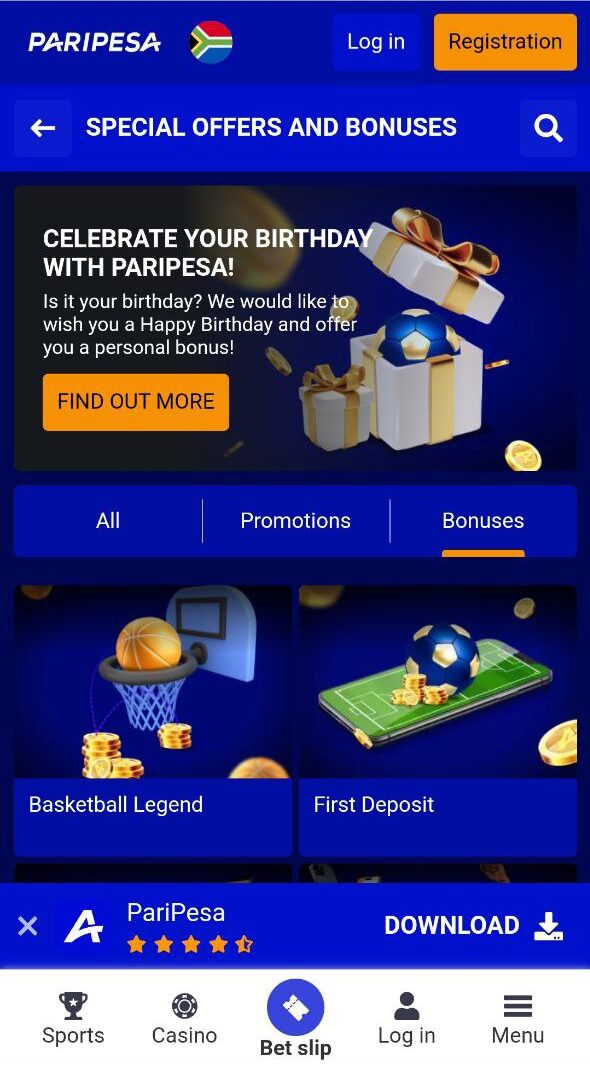 PariPesa bonuses