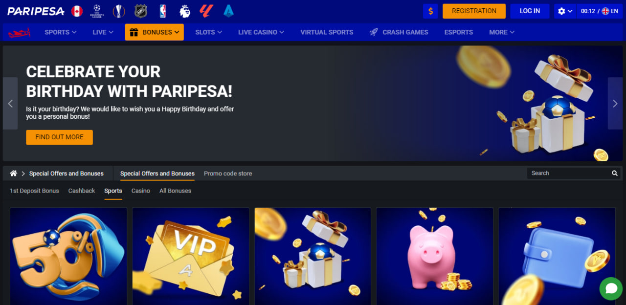 PariPesa bonuses