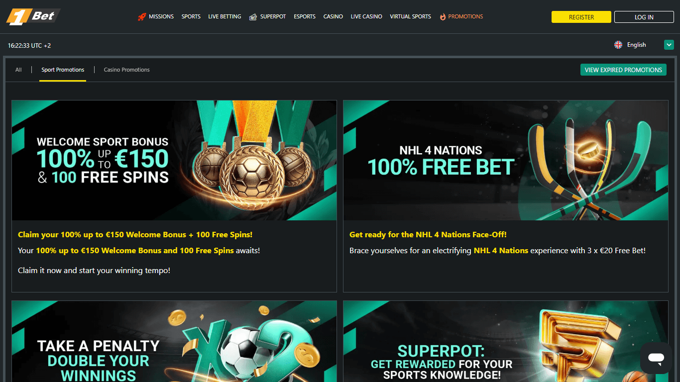 1bet bonus