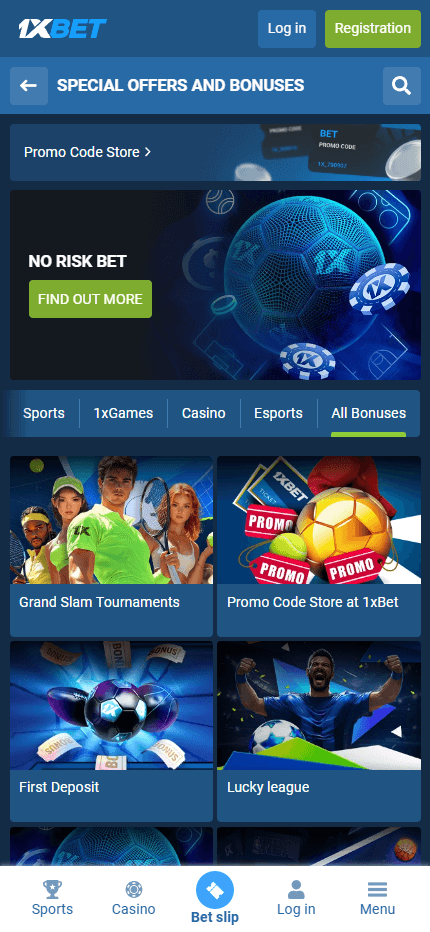 1xbet bonus mobile