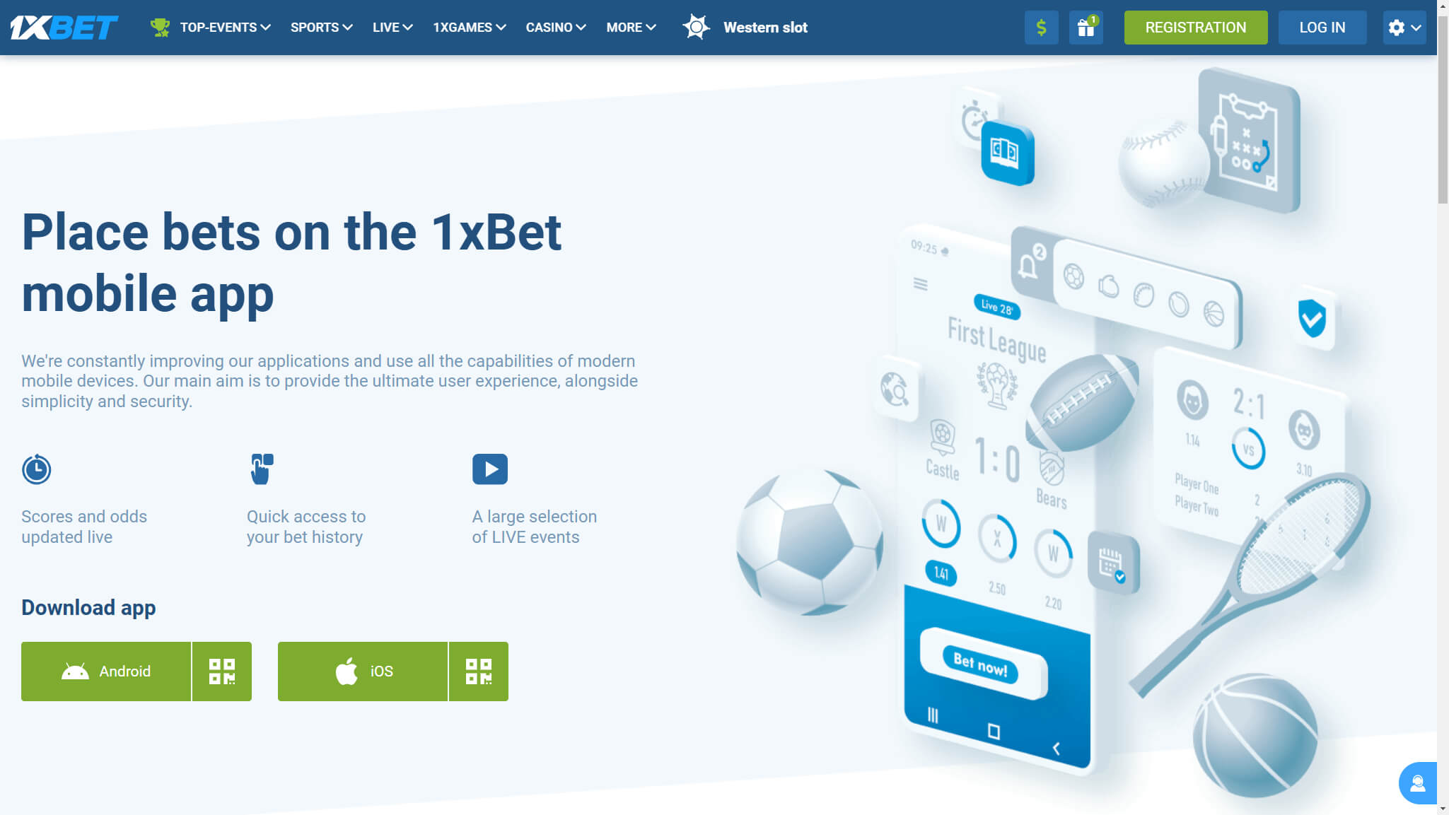 1xBet Mobile App, allbets.tv