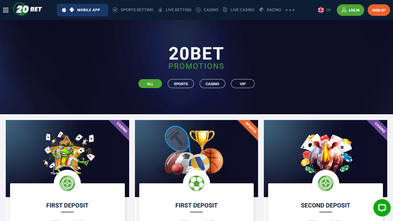 20Bet bonus