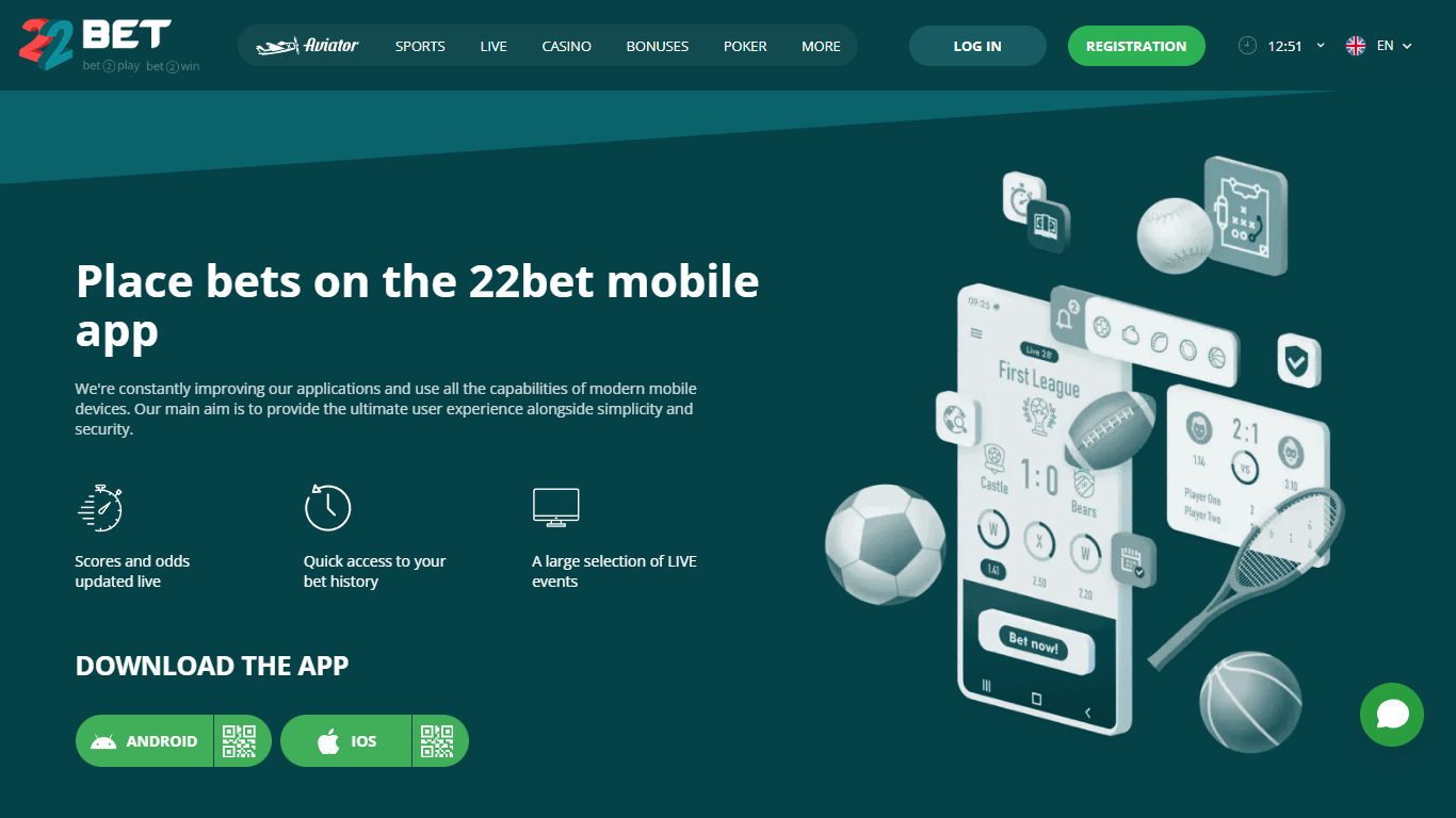 22bet apps