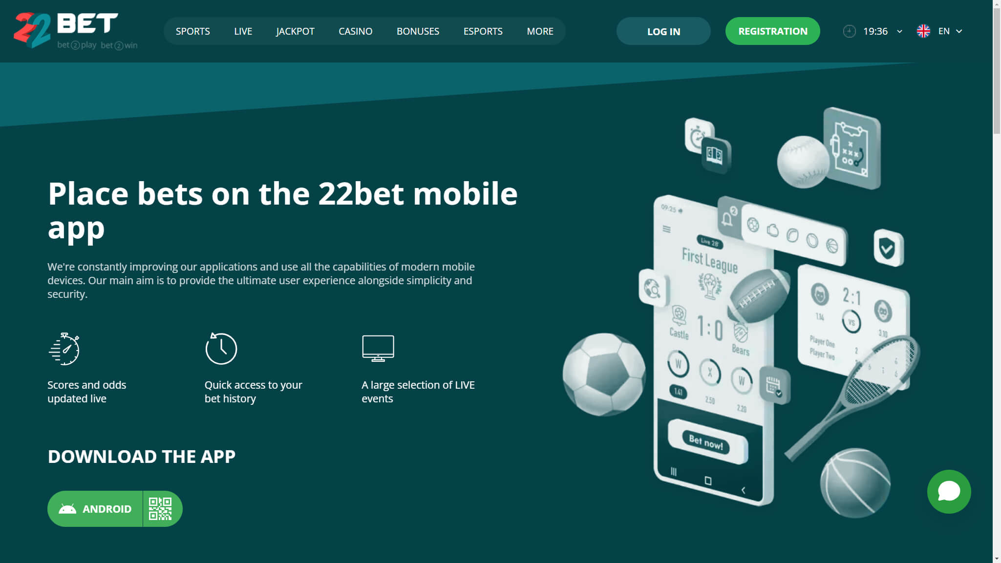 22Bet Mobile App, allbets.tv