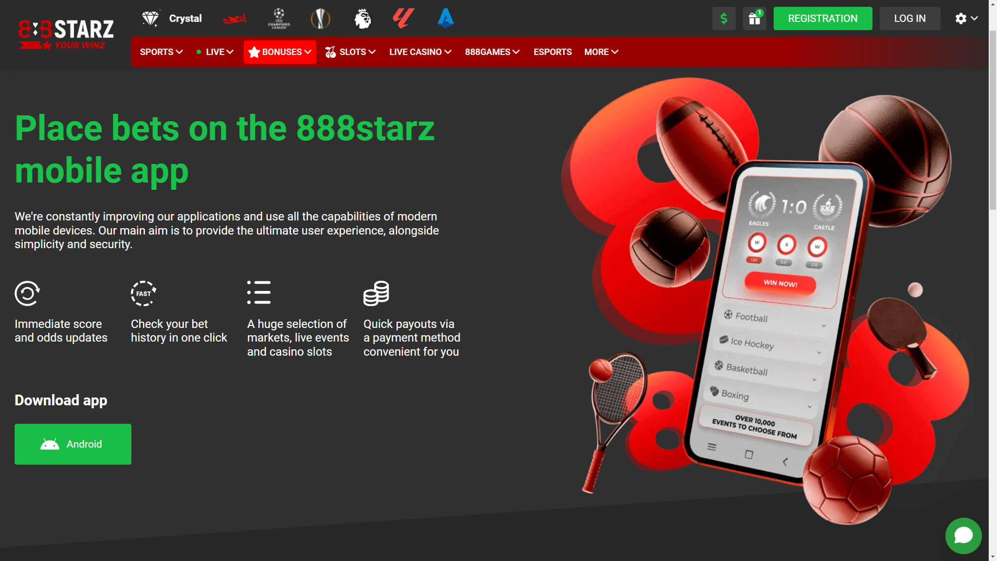 888Starz Mobile App, allbets.tv