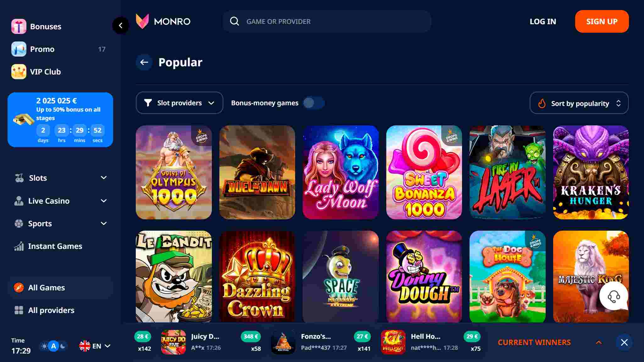 casino monro casino allbets