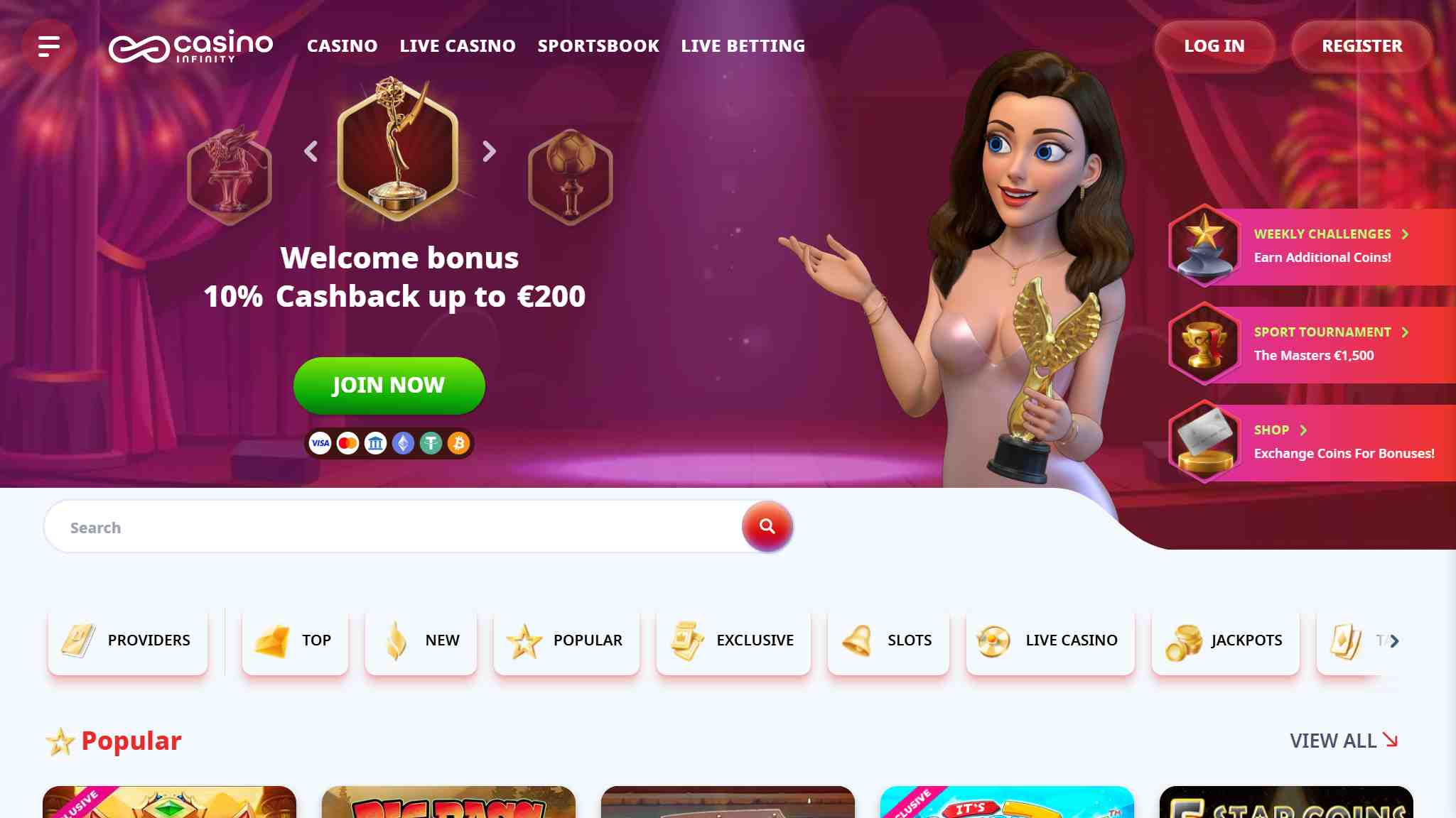 casinoinfinity allbets