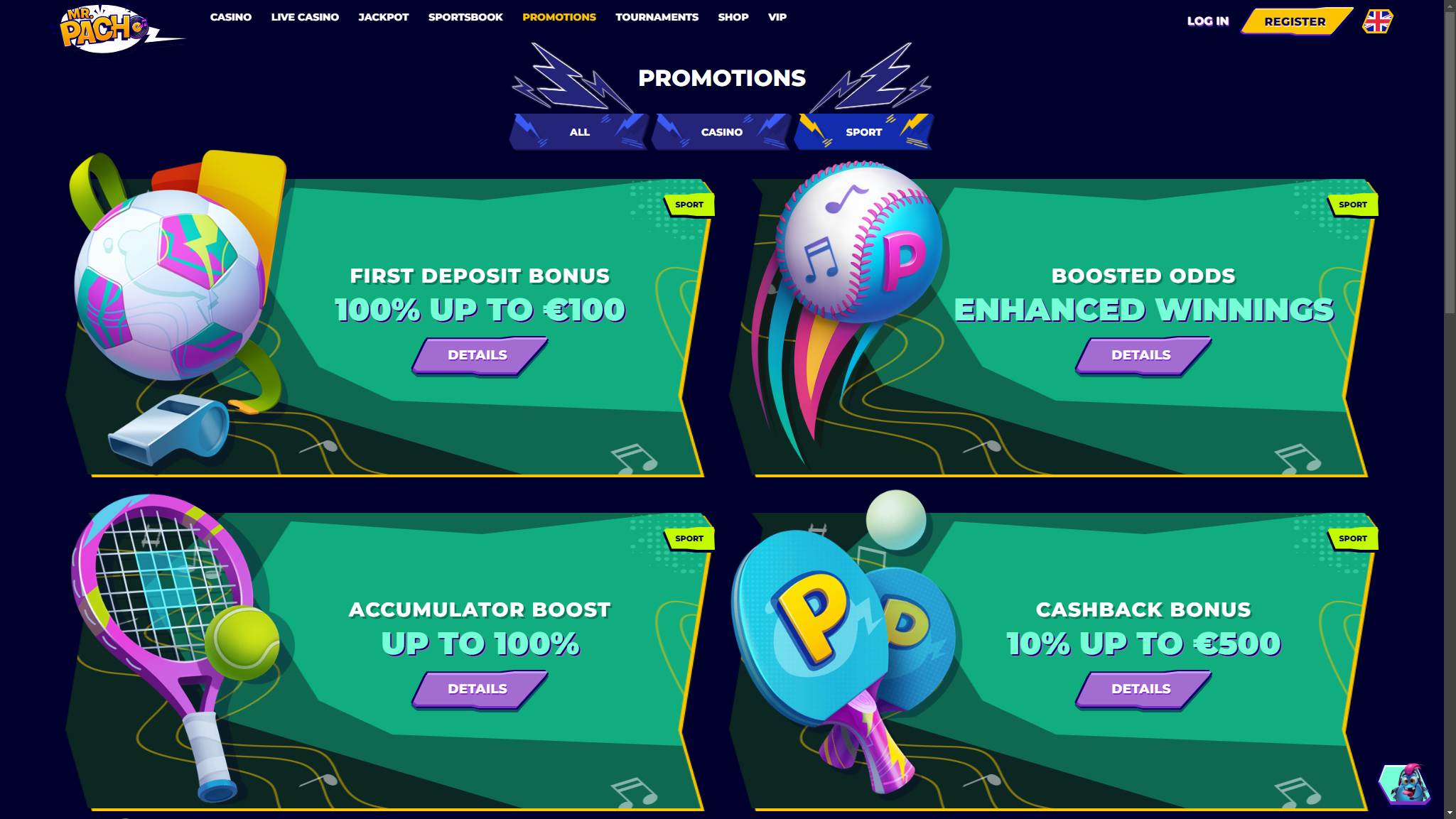 MrPacho Bookmaker Sport Bonuses, allbets.tv