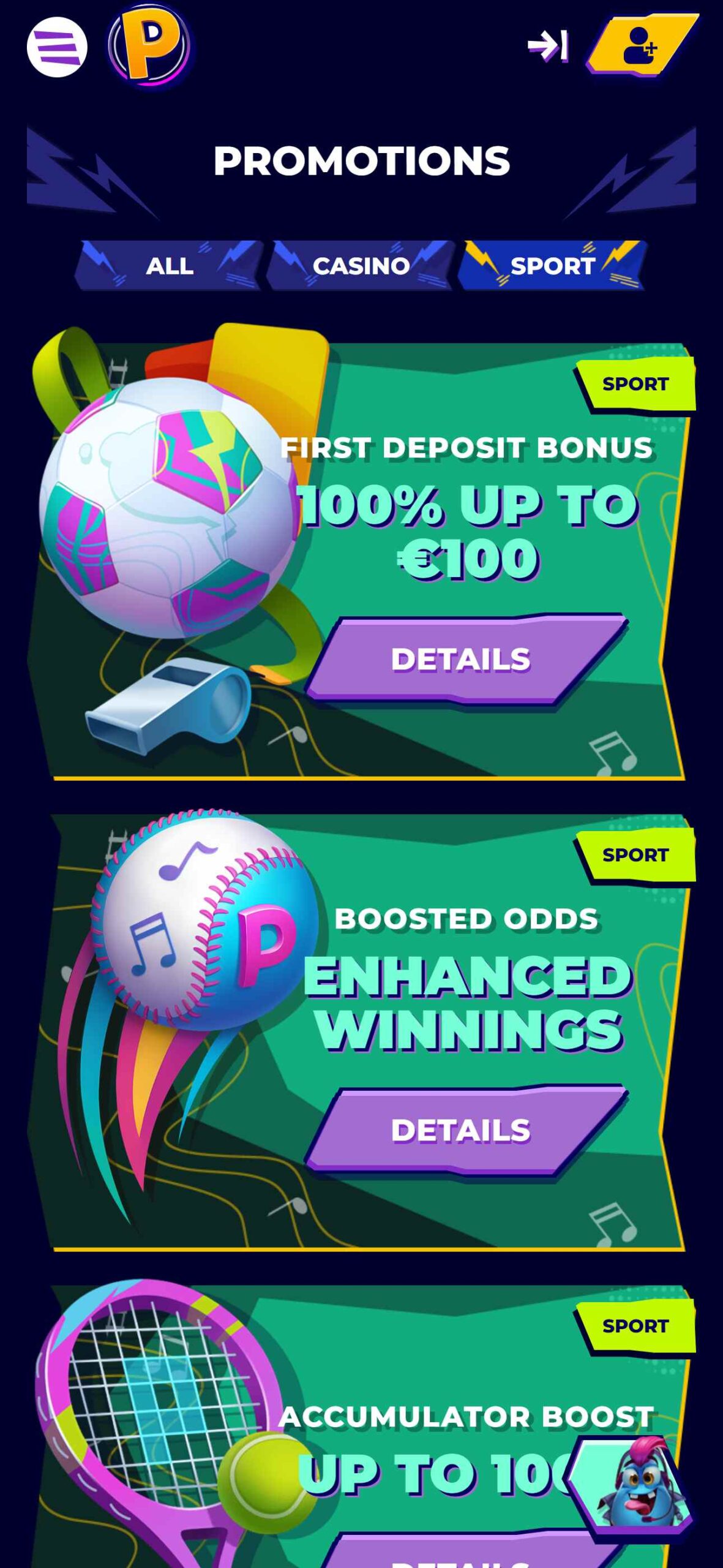 MrPacho Bookmaker Sport Bonuses (mobile), allbets.tv