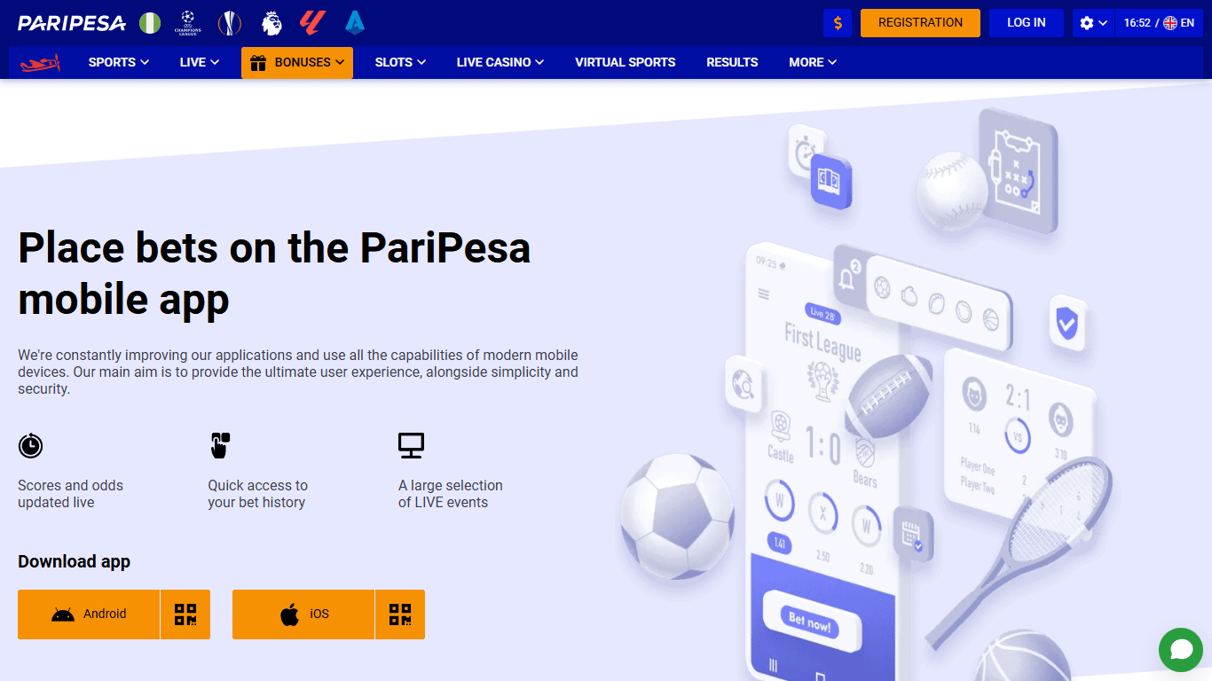 paripesa apps