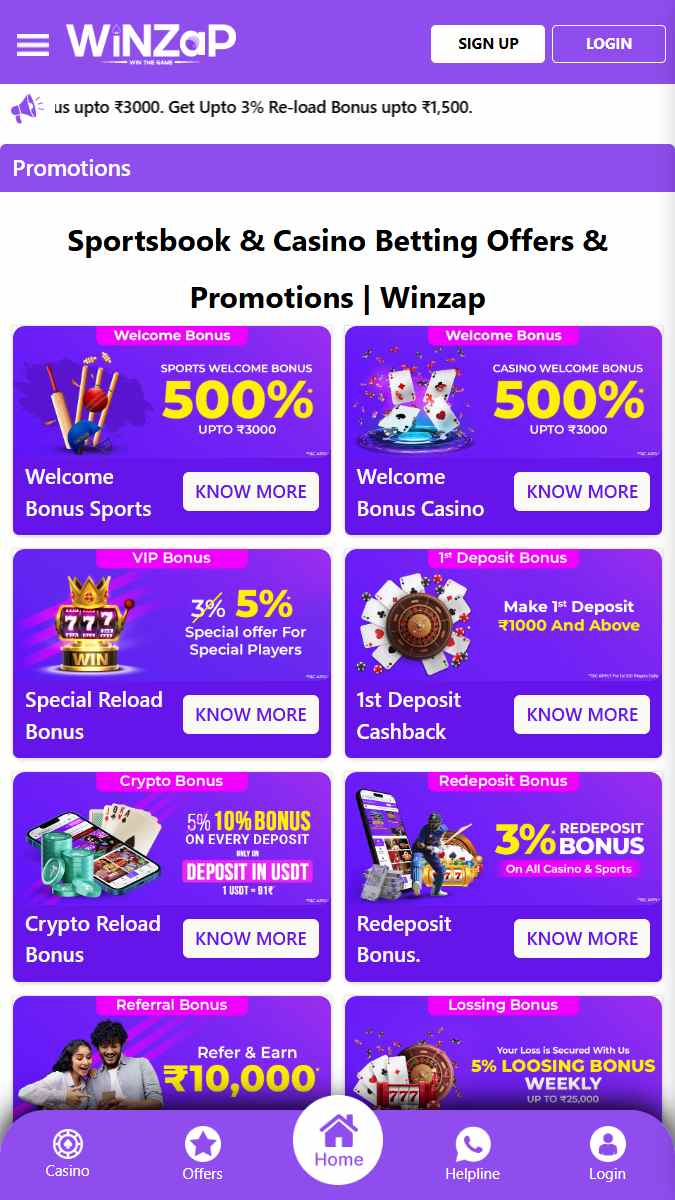 winzap bonuses allbets