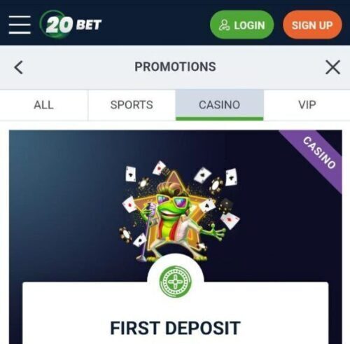 20Bet Casino Bonuses in Saudi Arabia