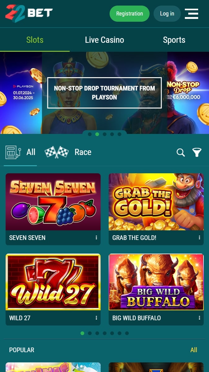 22Bet Casino