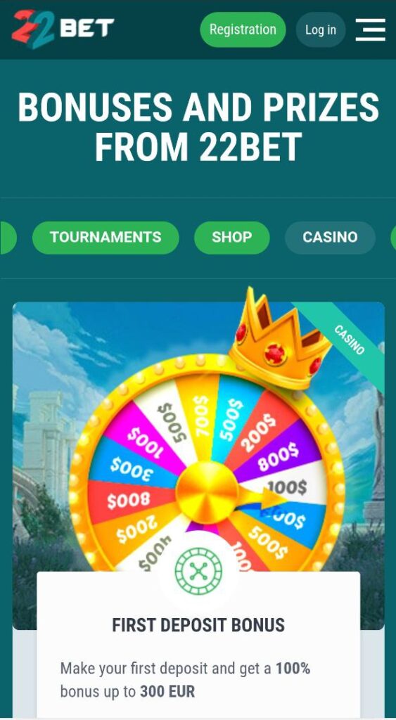 22Bet Casino Bonuses Kenya
