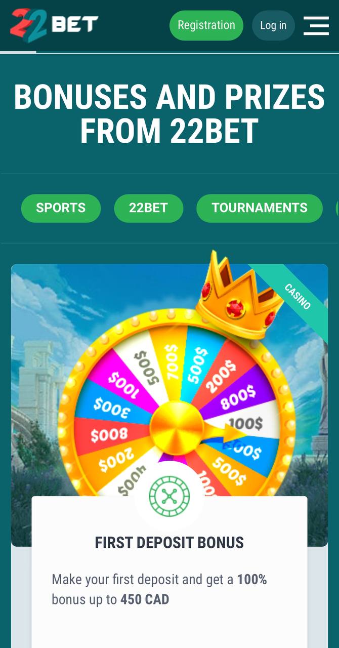 22bet casino Mobile