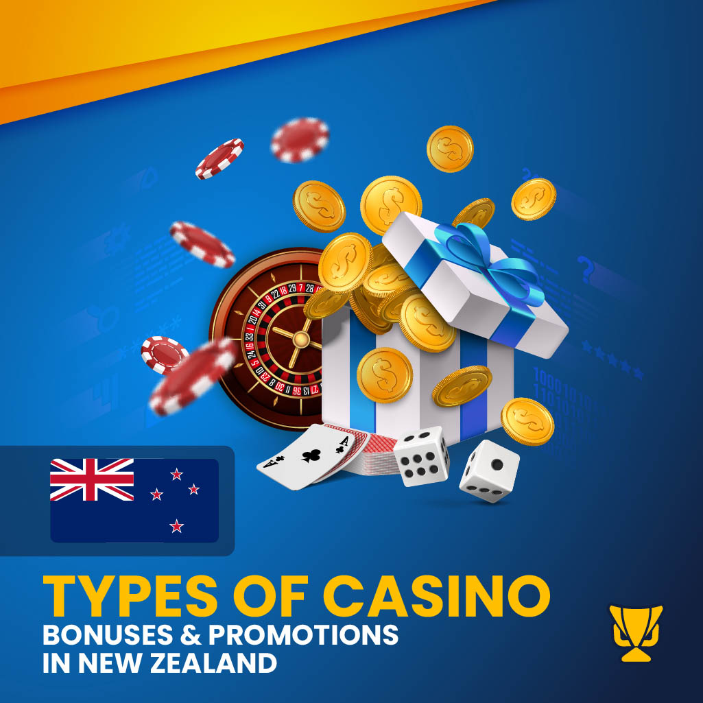 Type of casino bonuses in New Zealand