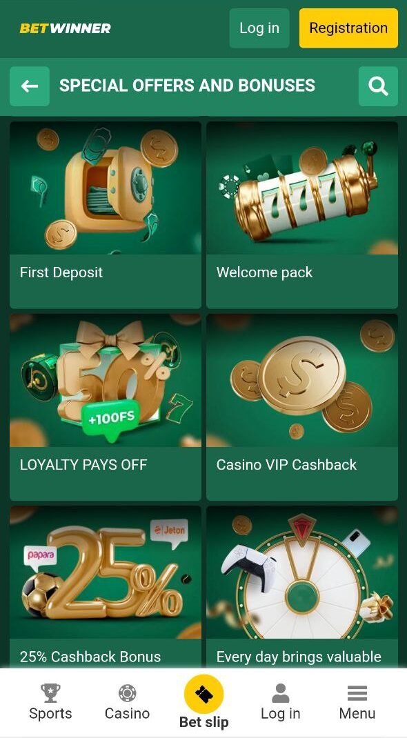 BetWinner Casino bonuses