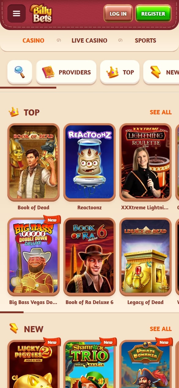 The best casino bonuses in Billybets