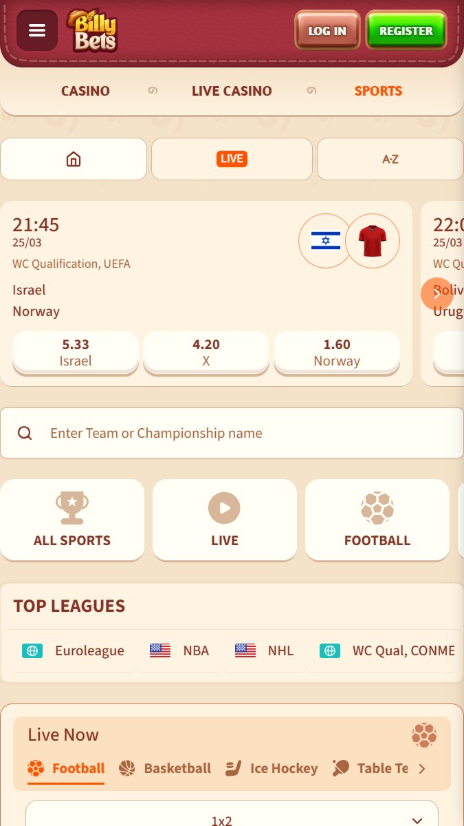 BillyBets UFC Betting Page