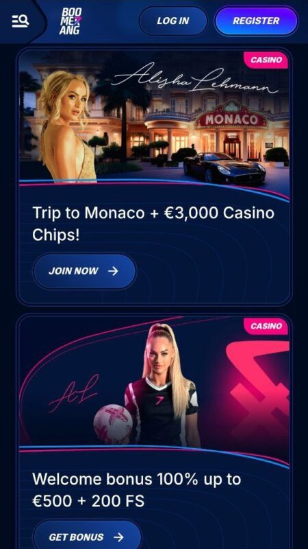 Boomerang Casino Bonuses in Norway