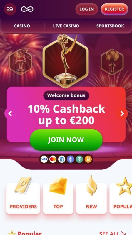 casino Infinity Mobile