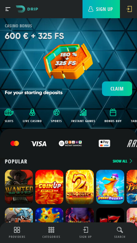 Drip Casino in Country