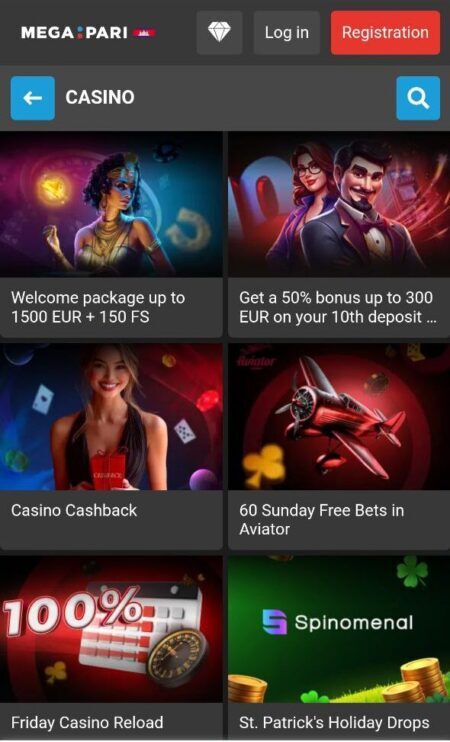 MegaPari Casino Bonuses in Cambodia