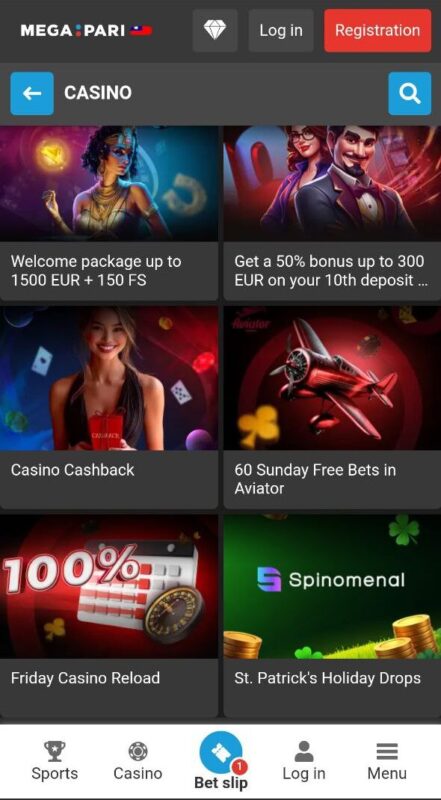 MegaPari Casino Bonuses in Taiwan