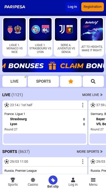 PARIPESA football betting in Ghana