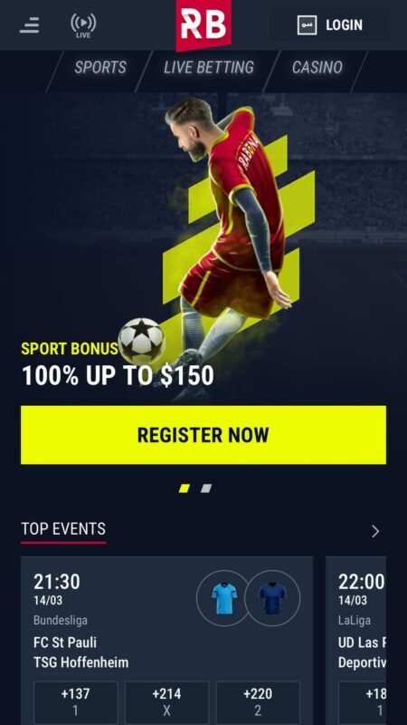 Rabona Bookmakers Mobile