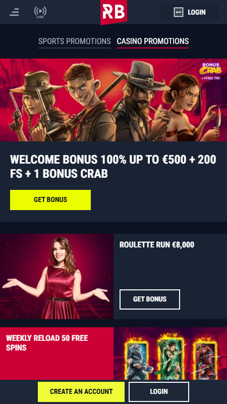 Rabona Casino Bonuses, allbets.tv