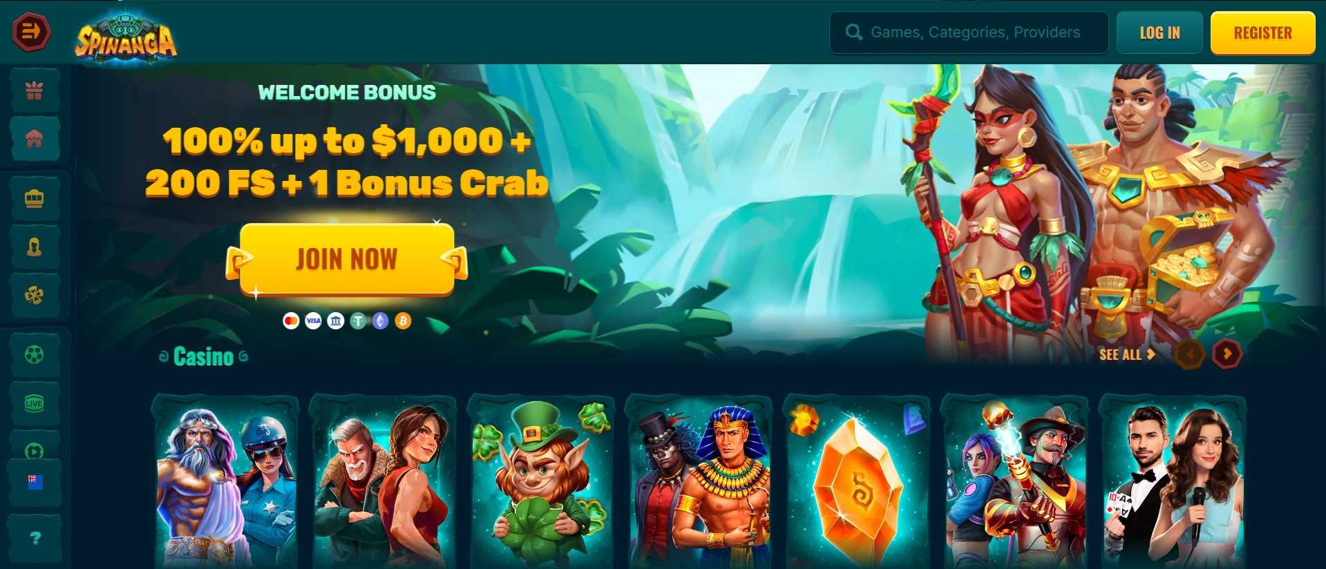 The best casino bonuses in Spinanga