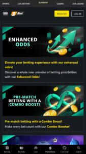 1Bet Bookmaker sport bonuses