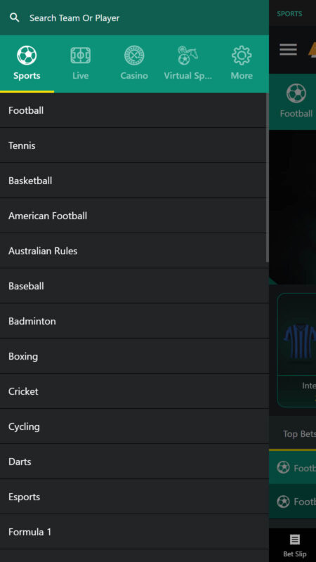 1Bet Bookmaker sports