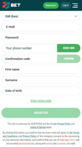 22bet Registration