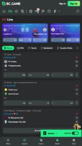 BC.Game Bookmaker Live betting