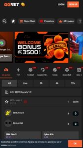 ggbet bookmaker homepage