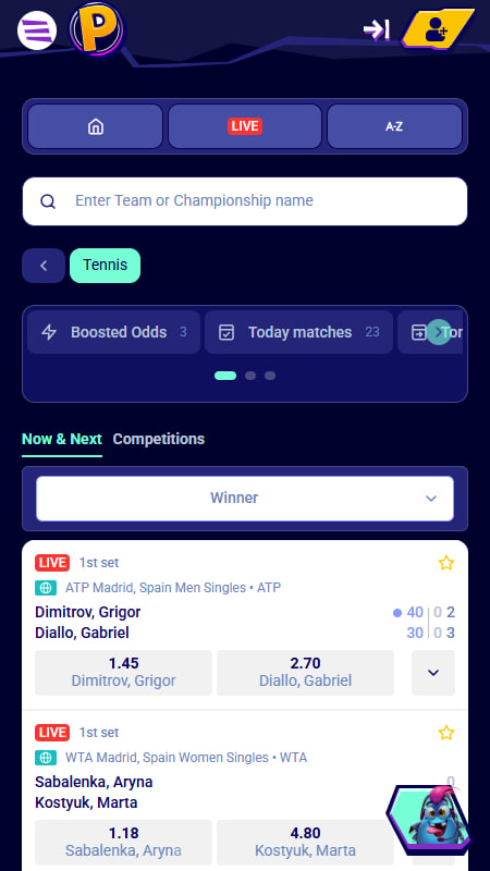 MrPacho Tennis Bookmaker in Germany 