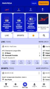 Paripesa Basketball Betting Page