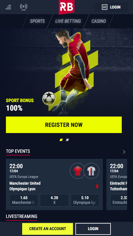 Rabona main page