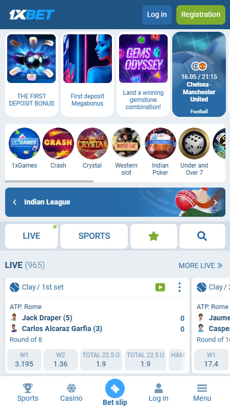 1xbet bookmaker in South Sudan
