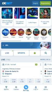 1xbet bookmaker Main Page Canada