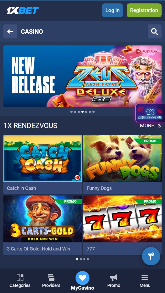 1xbet  Casino website