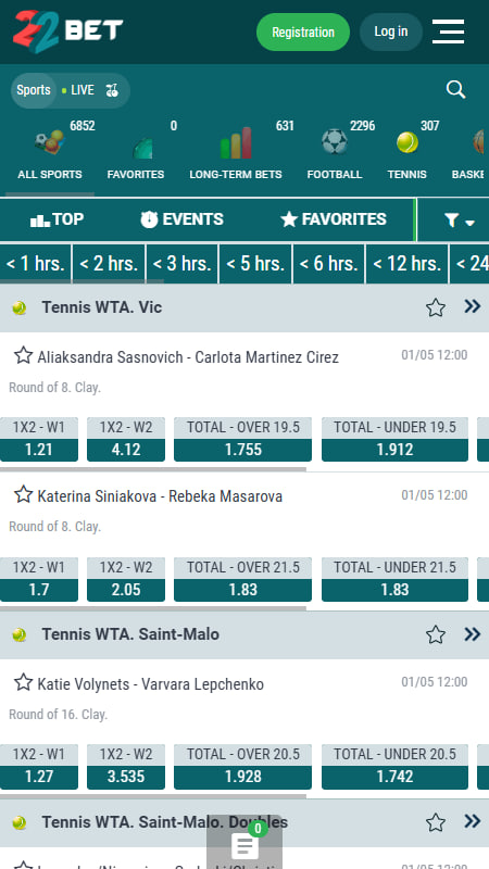 22Bet Tennis Bookmaker In Indonesia
