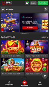888starz Casino website