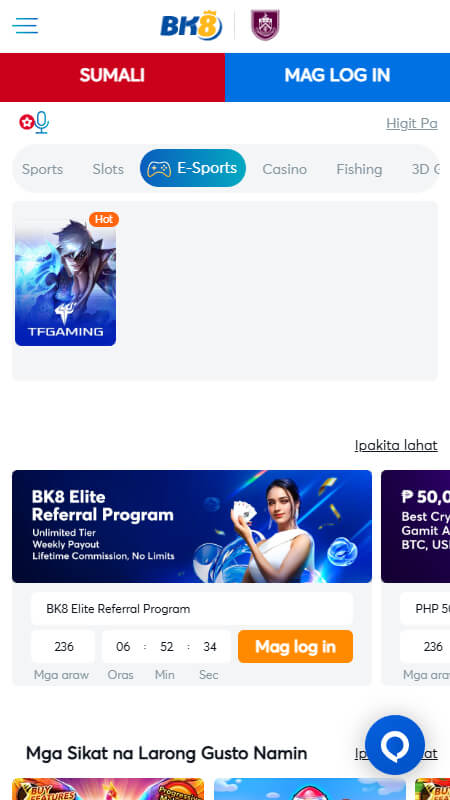 BK8 Bookmaker eSports betting