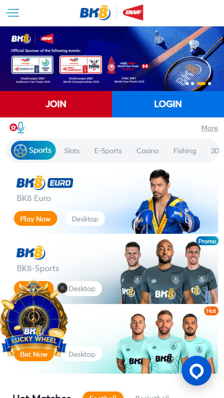 BK8 Bookmaker sports betting in Philippines
