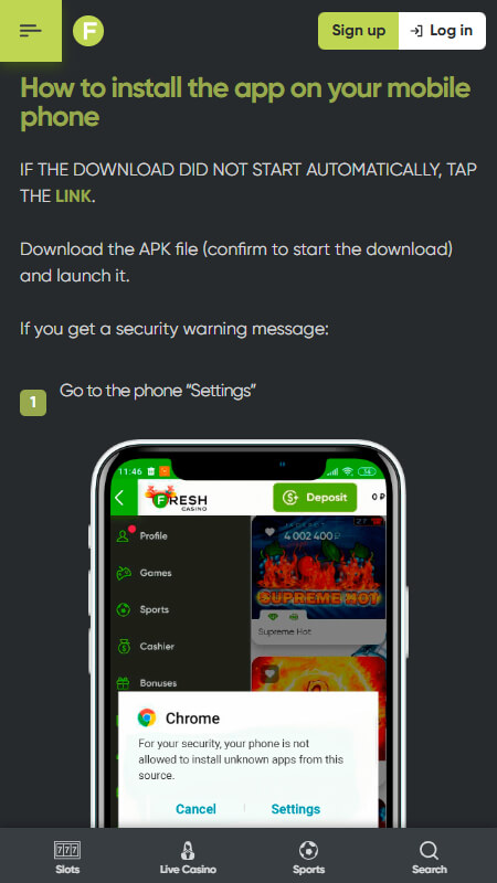 Fresh Mobile Applications
