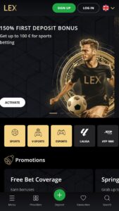 Lex Casino sports betting website